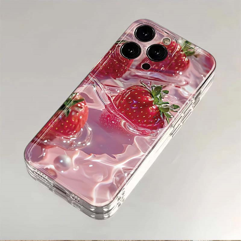 Strawberry Huller - Fruit aardbei Citroen Patroon Case Voor