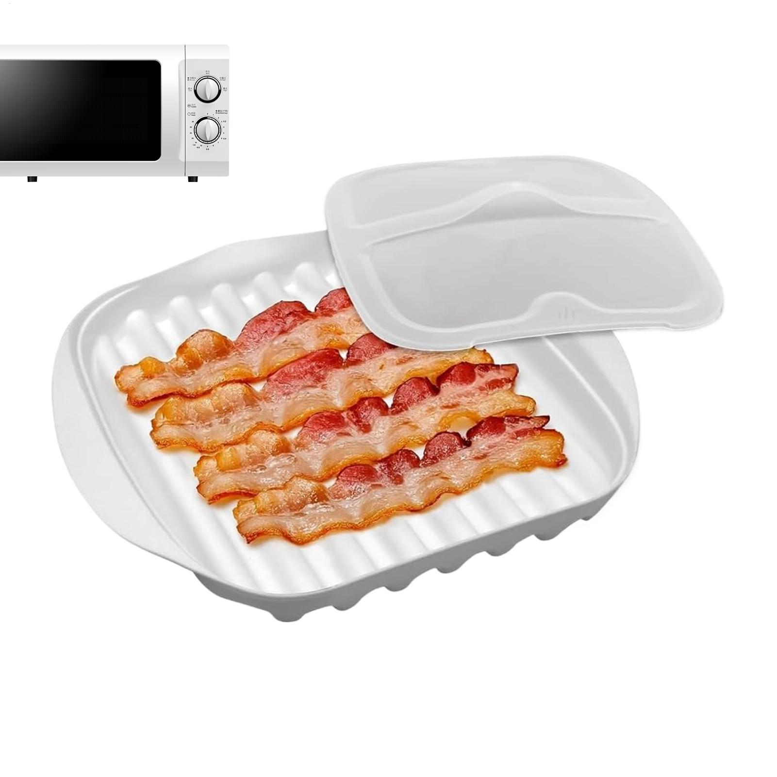 Meal Prep Hot Dogs - Microgolf baconbakje, antiaanbak, keuken gadget, baconkoker