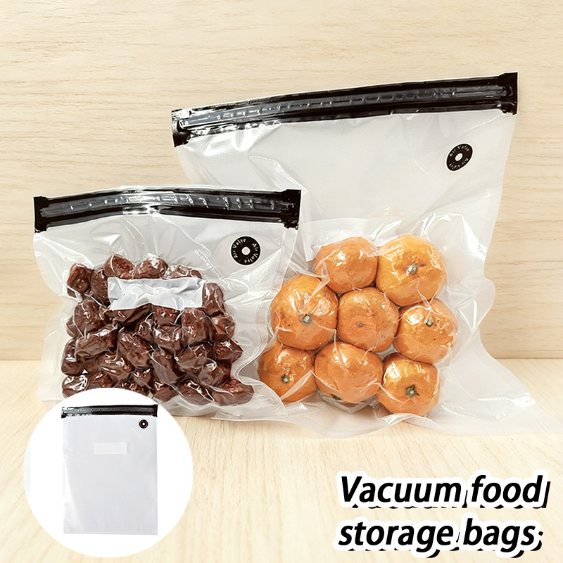 Meal Prep Ziplock - Herbruikbare vacuümsealzakken met ziplock, BPA-vrij, voor