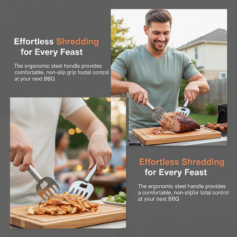 Meal Prep Cutting - Keukenhandbeschermer van roestvrij staal, vingerbeschermer, veilig