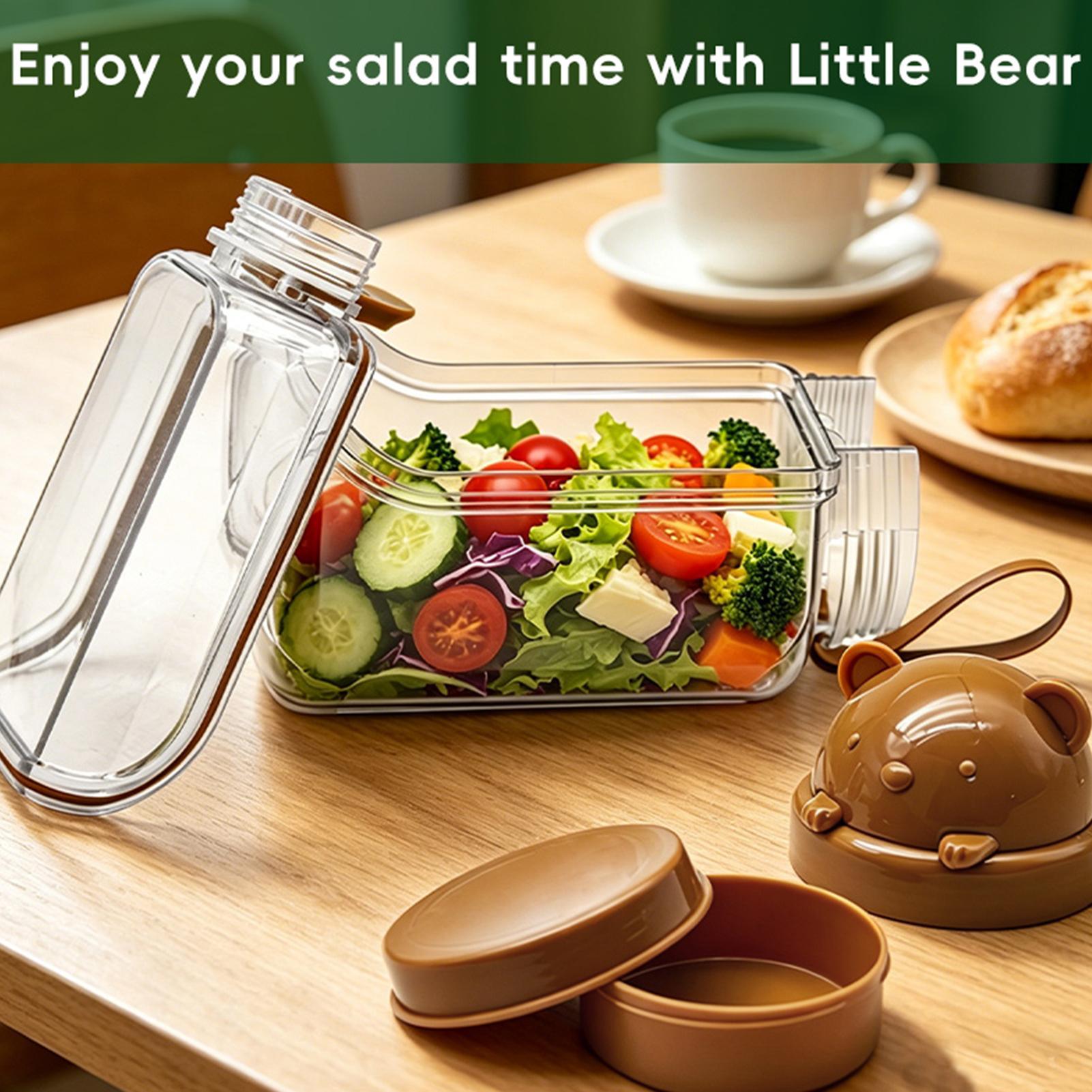 Meal Prep Gym - Meal Prep-potten Draagbare lekvrije voedselcontainers Saladecontainer