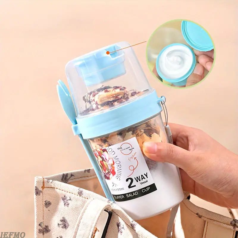 Saladeschaalset voor onderweg  - Meal Prep Yogurt Bowl recensie en prijs