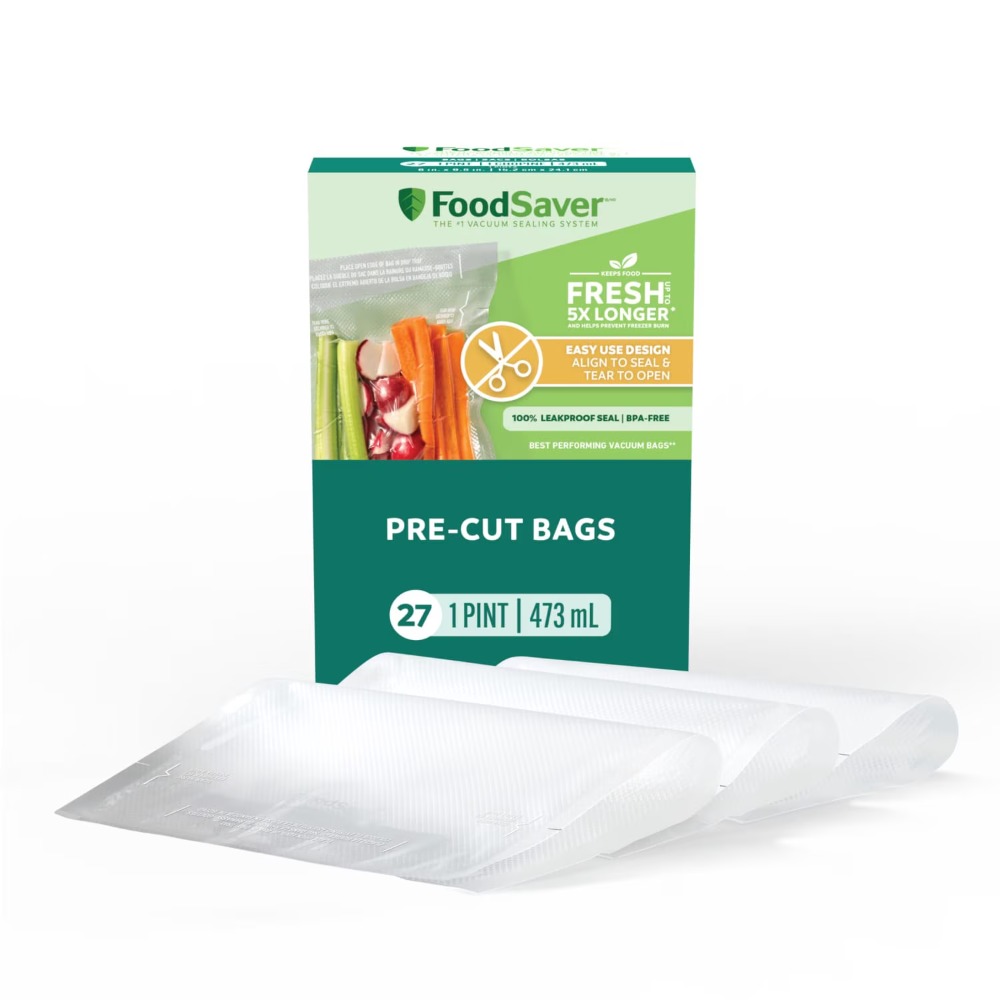 FoodSaver Pint Vacuümzakken, 2 - Meal Prep Freezer recensie en prijs