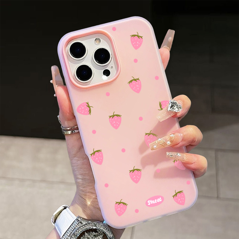 Zoet roze telefoonhoesje met a - Strawberry Huller recensie en prijs