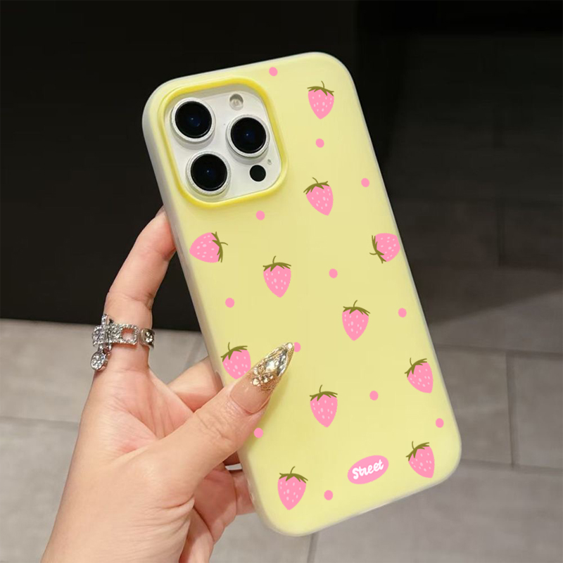 Zoet roze telefoonhoesje met a - Strawberry Huller recensie en prijs