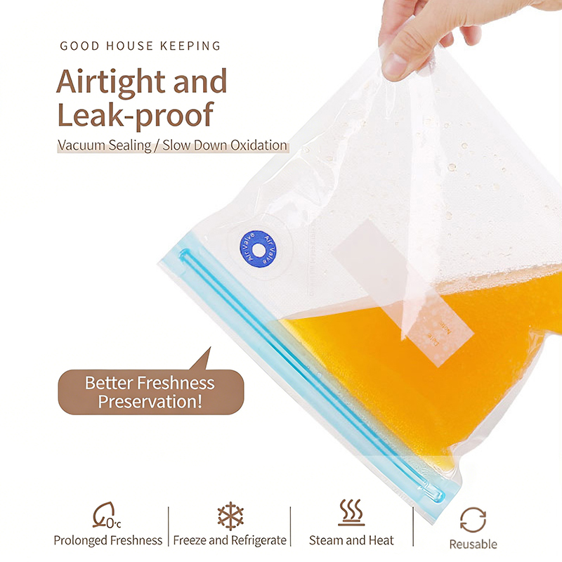 1PC Herbruikbare Vacuümzakken  - Meal Prep Ziplock recensie en prijs