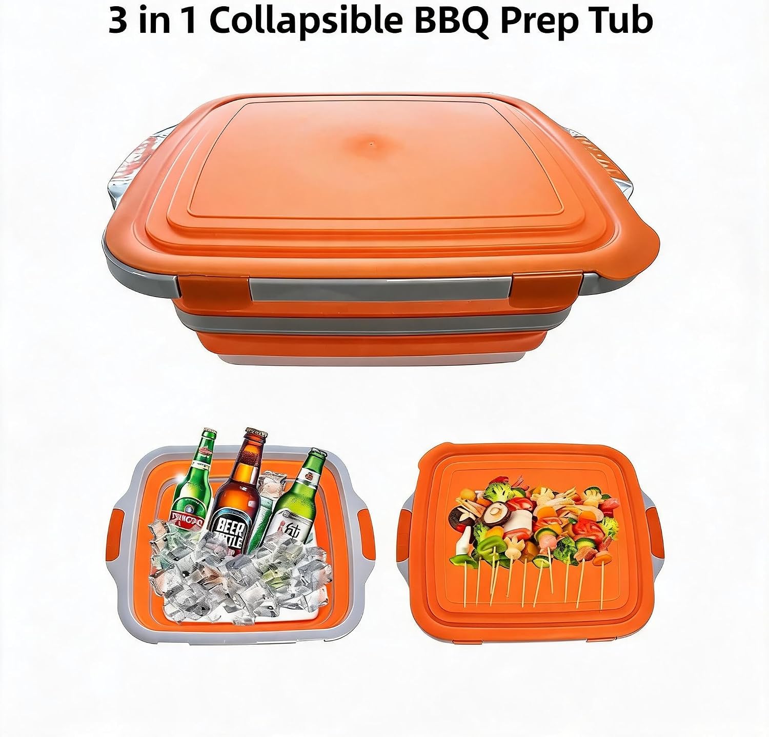 3-in-1 M opvouwbare BBQ-voorbe - Meal Prep Cutting recensie en prijs