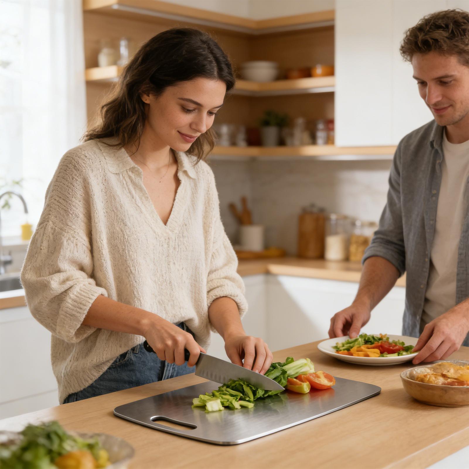 Roestvrijstalen snijplank Dubb - Meal Prep Cutting recensie en prijs