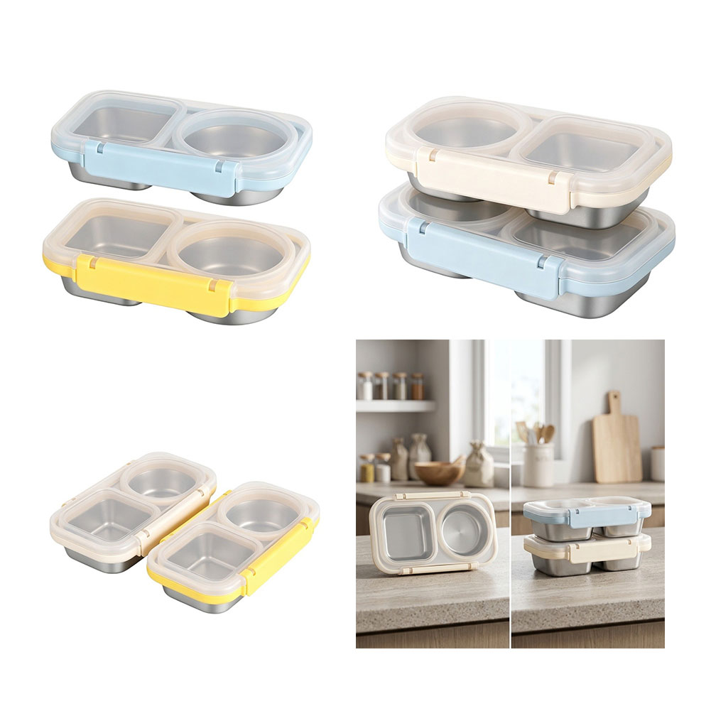 2-pack 400ml roestvrijstalen l - Meal Prep Gym recensie en prijs