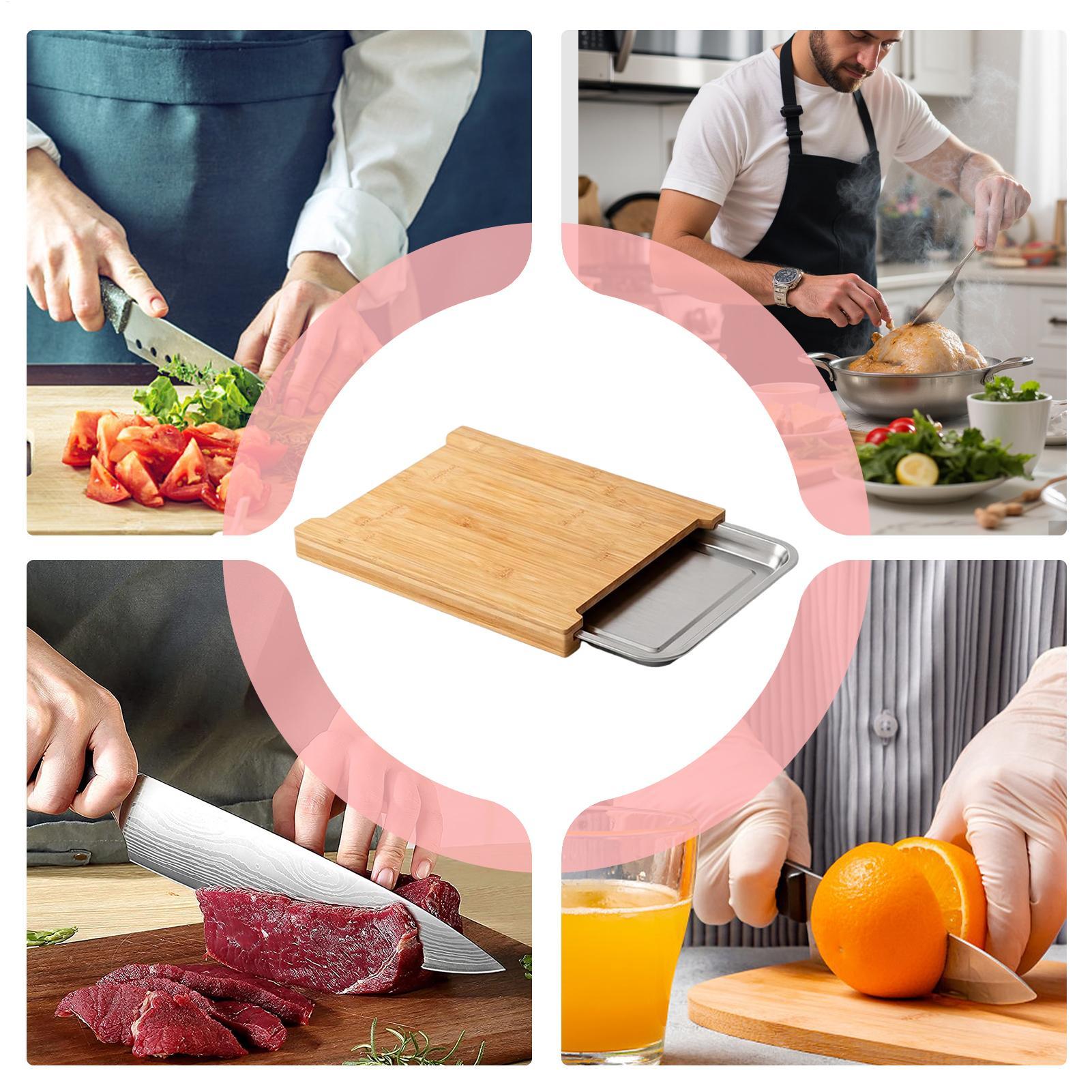 Houten snijplank, antislip, vo - Meal Prep Cutting recensie en prijs