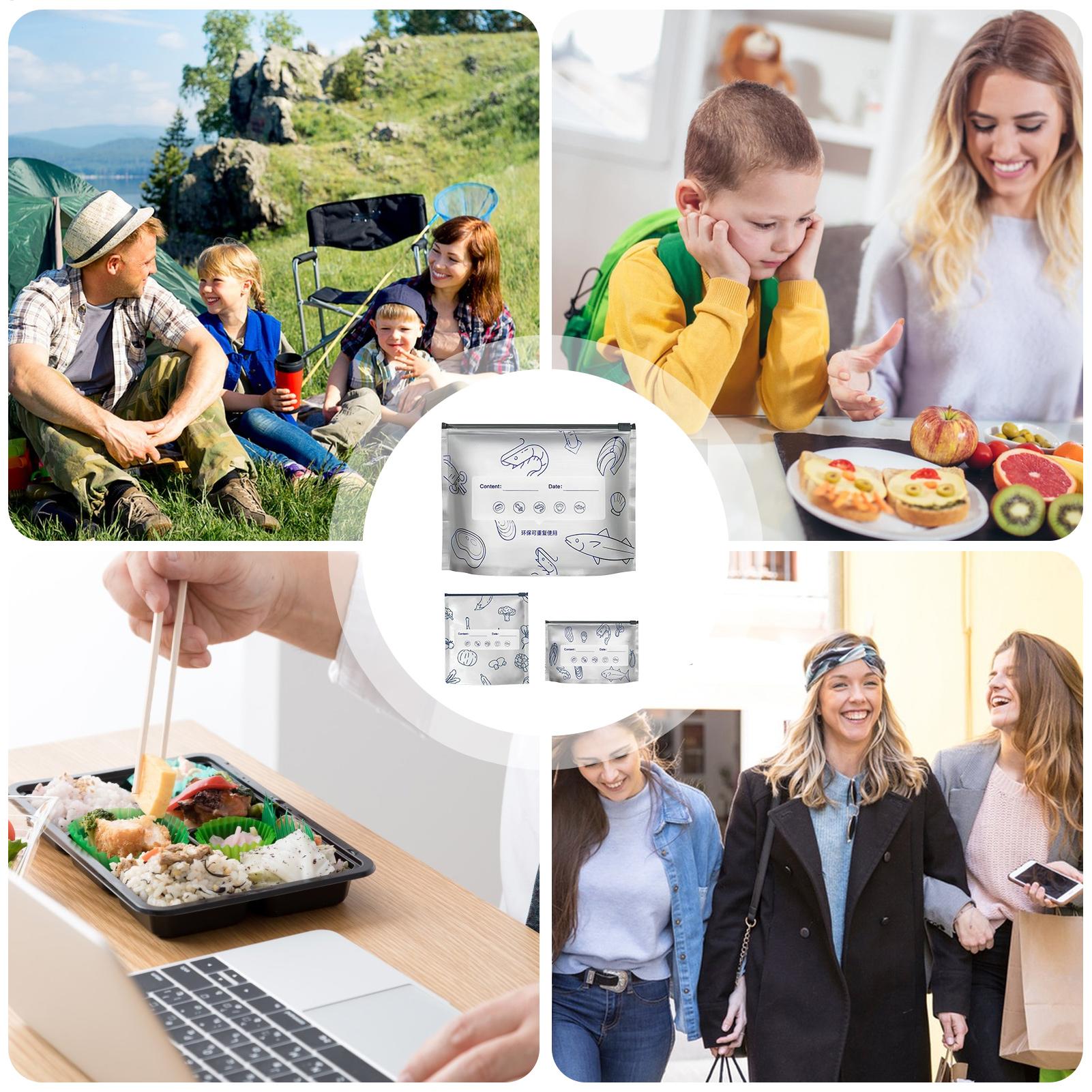 Aluminium opbergzakken 30-deli - Meal Prep Ziplock recensie en prijs