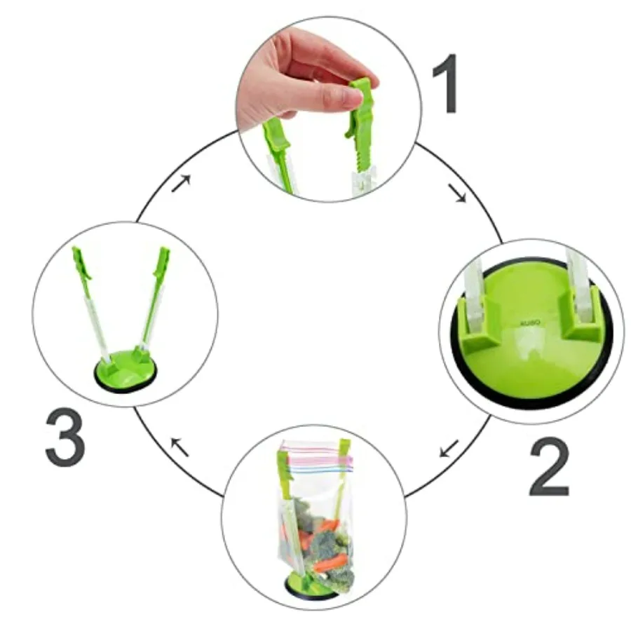 Baggy Rack-houder voor voedsel - Meal Prep Ziplock recensie en prijs