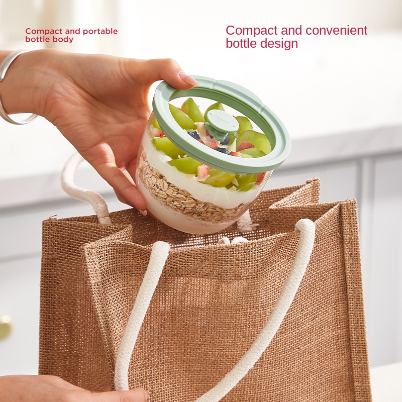 Glazen Overnight Oats-containe - Meal Prep Yogurt Bowl recensie en prijs