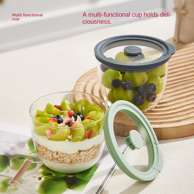 Glazen Overnight Oats-containe - Meal Prep Yogurt Bowl recensie en prijs