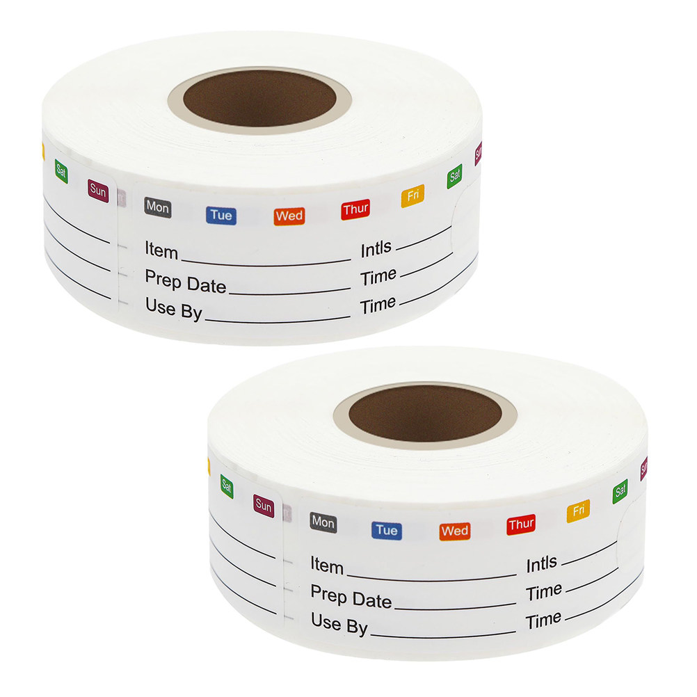 2 Rollen Voedsel Datumstickers - Meal Prep Freezer recensie en prijs